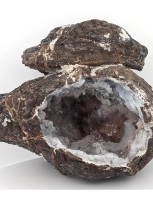 (TMMLS094) Dugway Geode with Quartz Flowers (Fluorescent)Location: Juab Co. Utah (ls01min22)